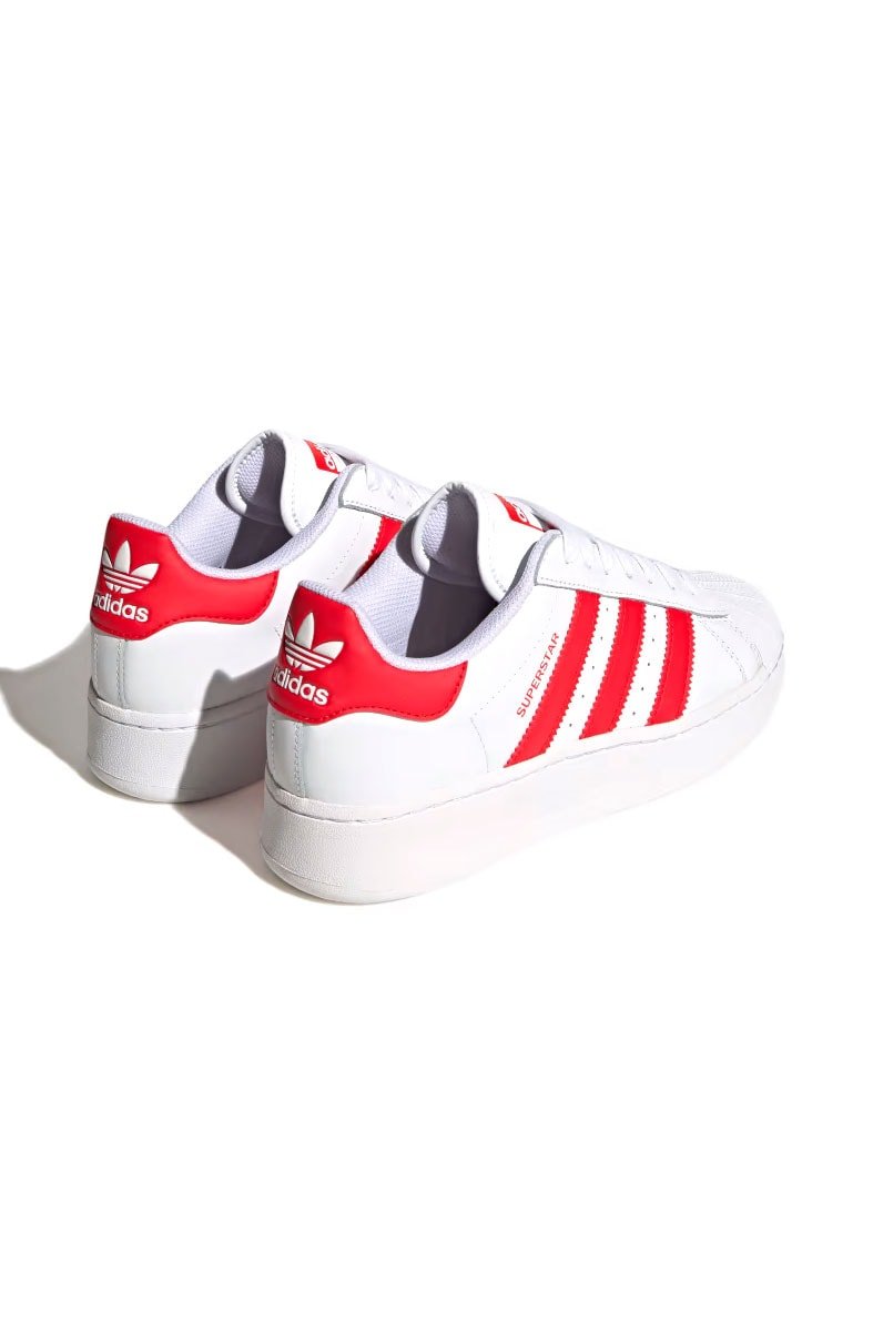 Tênis Adidas Superstar XLG Branco/Vermelho - NewSkull