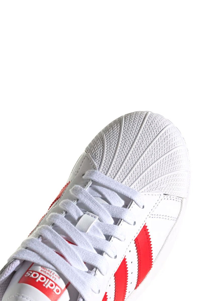 Tênis Adidas Superstar XLG Branco/Vermelho - NewSkull