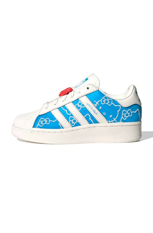 Tênis Adidas Superstar XLG Hello Kitty Azul/Branco IG4477 - NewSkull
