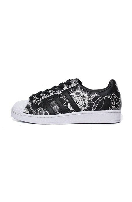 Tênis Adidas x Farm Superstar Foundation Preto com Branco - NewSkull