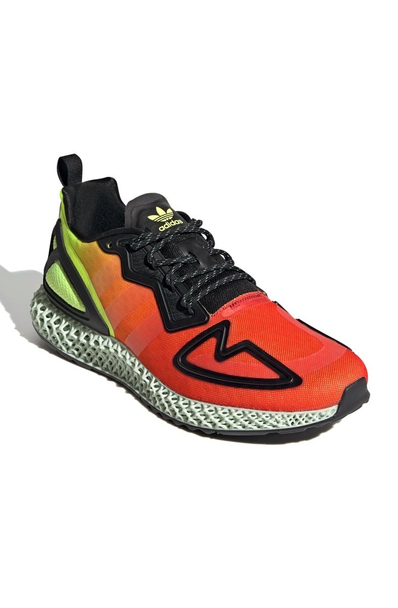 Tênis Adidas Zx 2K 4D Vermelho/Amarelo - NewSkull