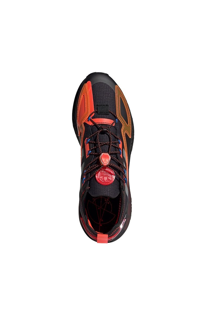 Tênis Adidas ZX 2K Boost Preto/Laranja - NewSkull
