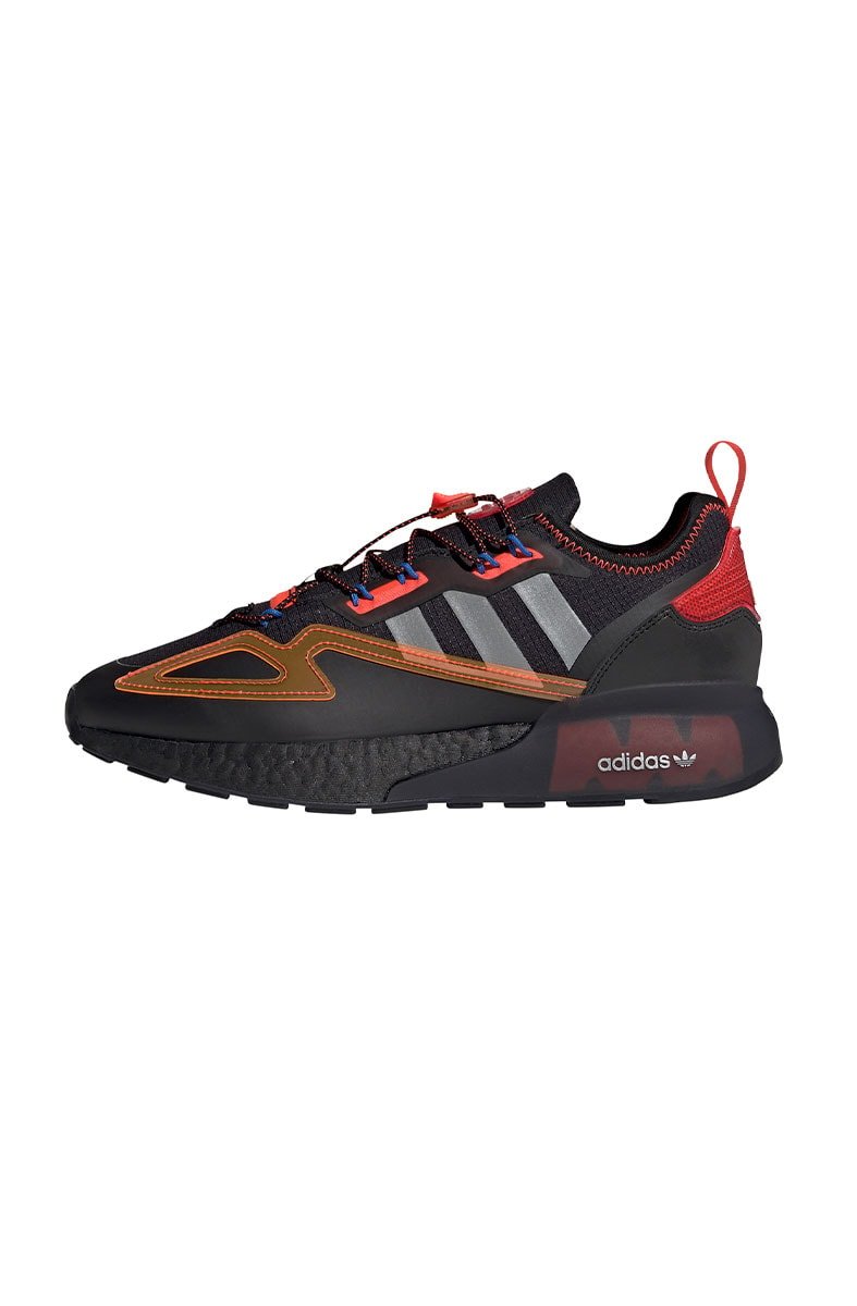 Tênis Adidas ZX 2K Boost Preto/Laranja - NewSkull