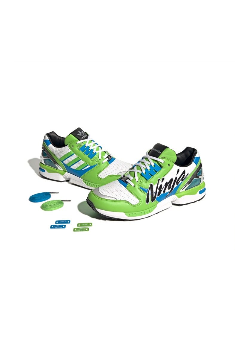 Tênis Adidas Zx 8000 Kawasaki Ninja Verde/Azul/Branco - NewSkull