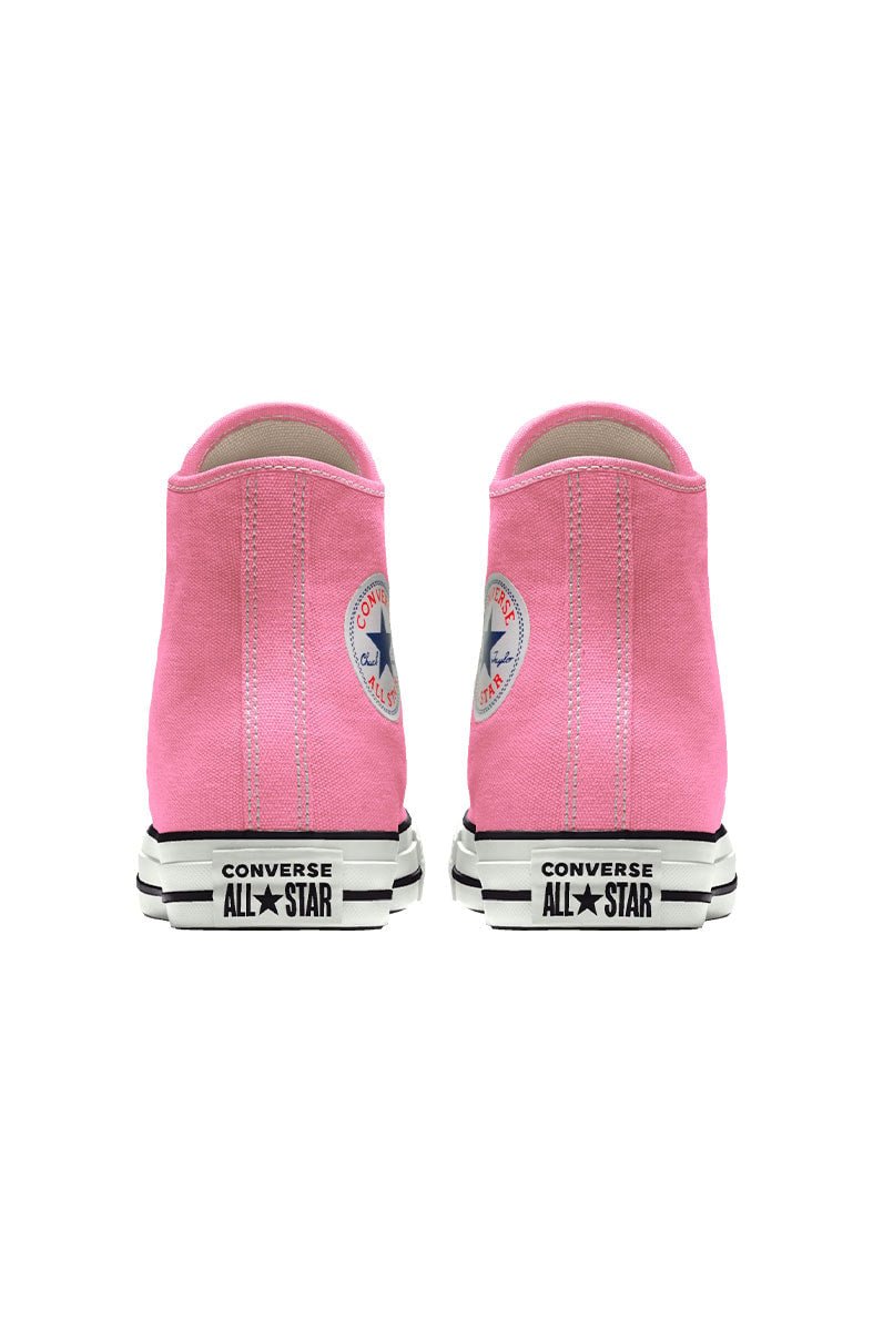 Tênis Converse Chuck Taylor All Star High Rosa/Branco - NewSkull
