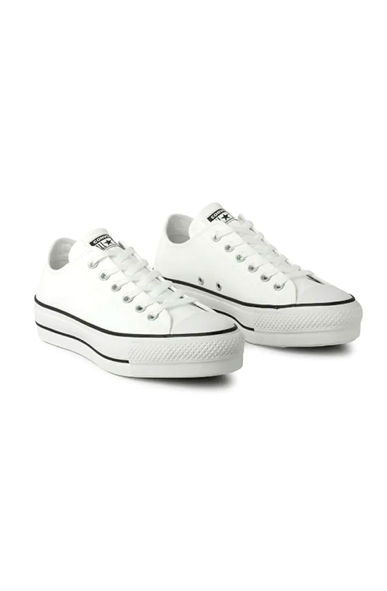Tênis Converse Chuck Taylor All Star Lift Branco/Preto CT09830001 - NewSkull