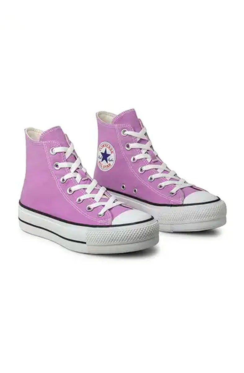 Tênis Converse Chuck Taylor All Star Lift High Plataforma Seasonal Colors Roxo - NewSkull