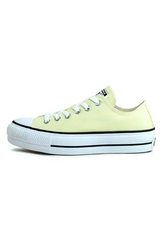 Tênis Converse Chuck Taylor All Star Lift Low Plataforma Seasonal Colors Amarelo - NewSkull