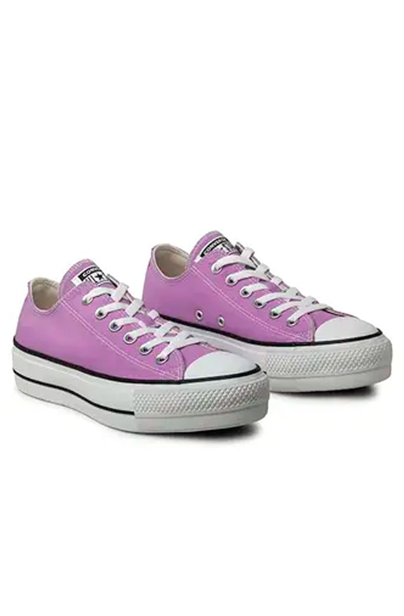 Tênis Converse Chuck Taylor All Star Lift Low Plataforma Seasonal Colors Roxo - NewSkull