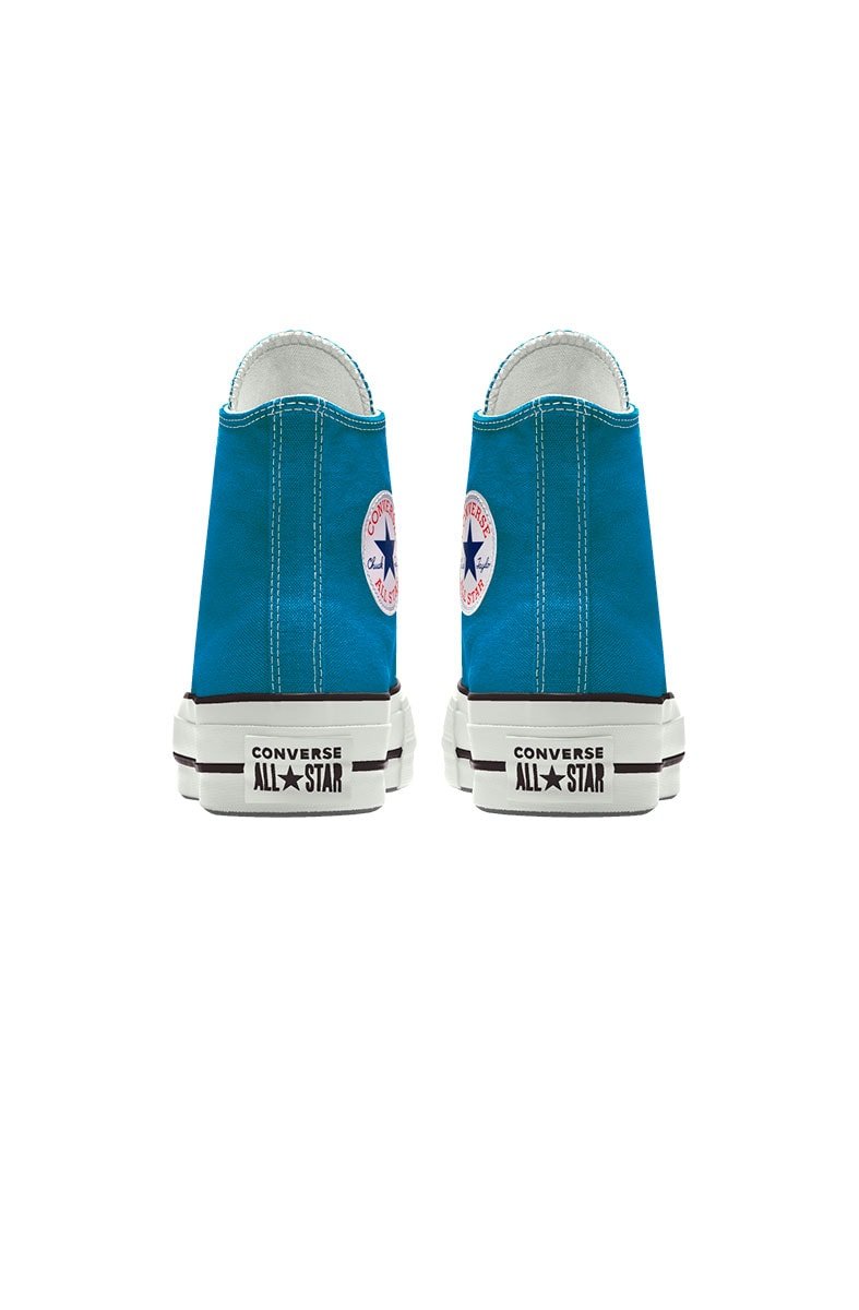 Tênis CONVERSE Chuck Taylor ALL STAR Lift Plataforma High Azul/Acido - NewSkull