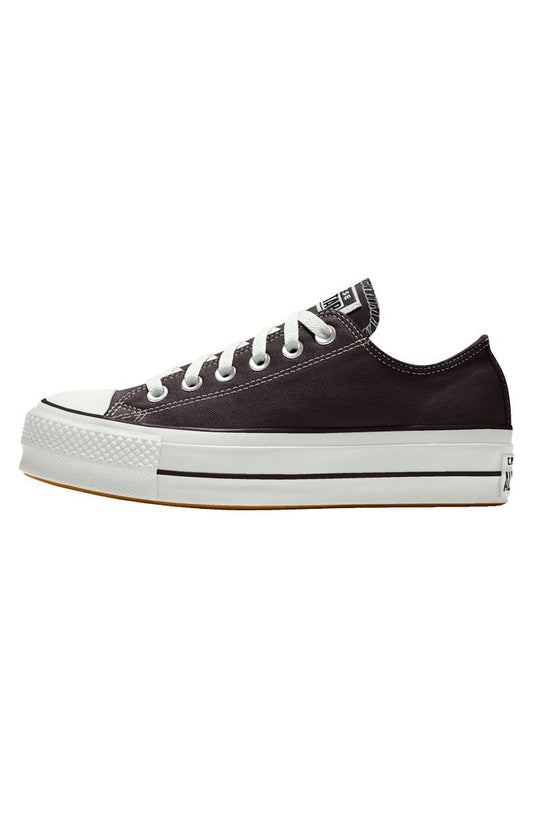 Tênis Converse Chuck Taylor All Star Lift Plataforma Low Preto/Branco - NewSkull