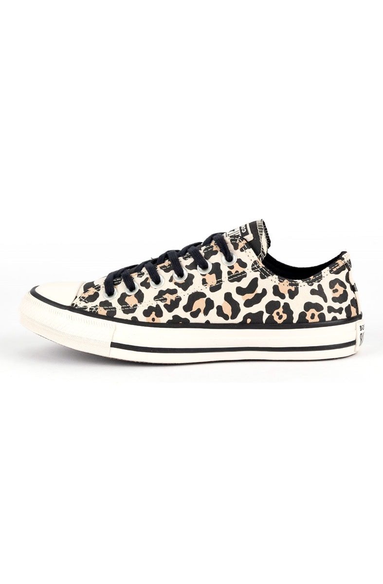 Tênis Converse Chuck Taylor All Star Low Animal Print Ox Bege/Amendoa - NewSkull