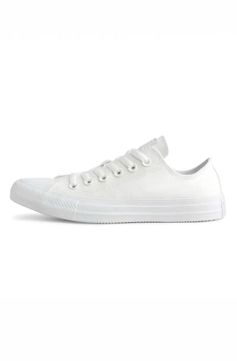 Tênis Converse Chuck Taylor All Star Low Branco/Branco - NewSkull