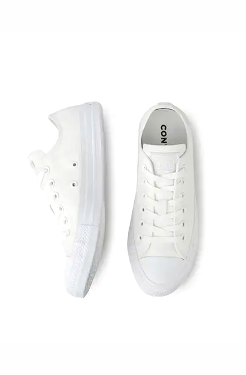 Tênis Converse Chuck Taylor All Star Low Branco/Branco - NewSkull