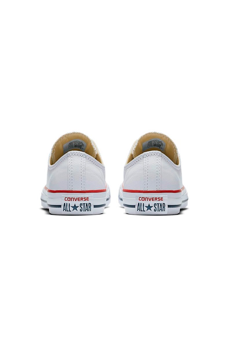 Tênis Converse Chuck Taylor All Star Low Couro Branco - NewSkull