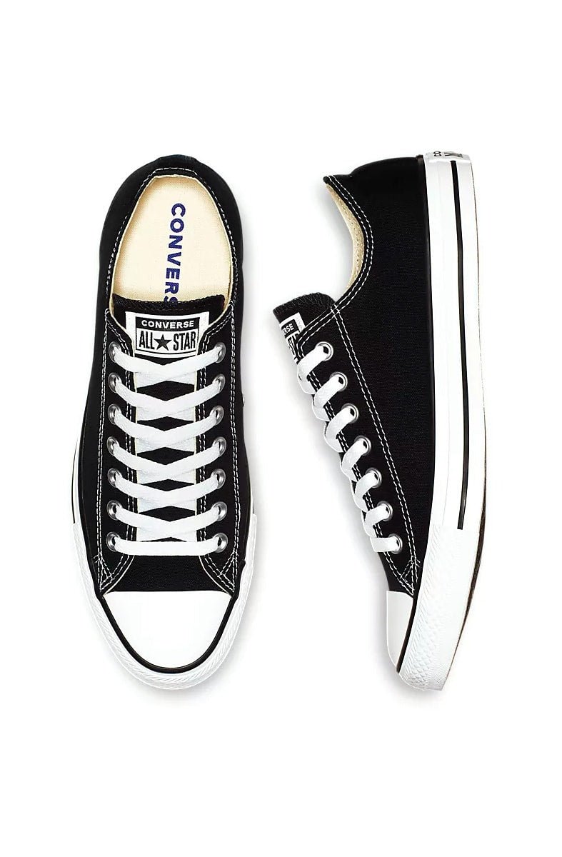 Tênis Converse Chuck Taylor All Star Low Preto/Branco CT00010002 - NewSkull
