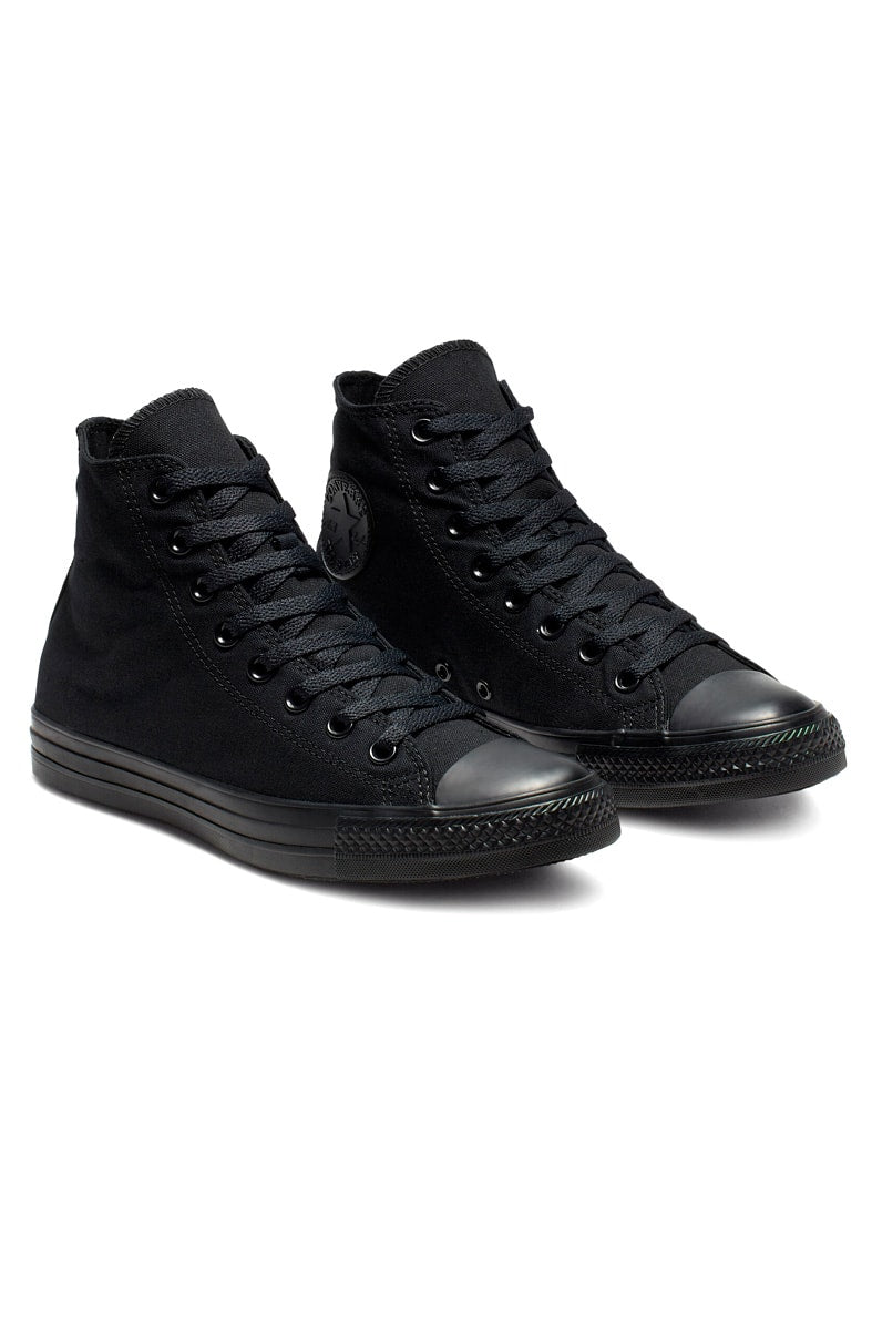 Tênis Converse Chuck Taylor All Star Monochrome Canvas Preto/Preto - NewSkull