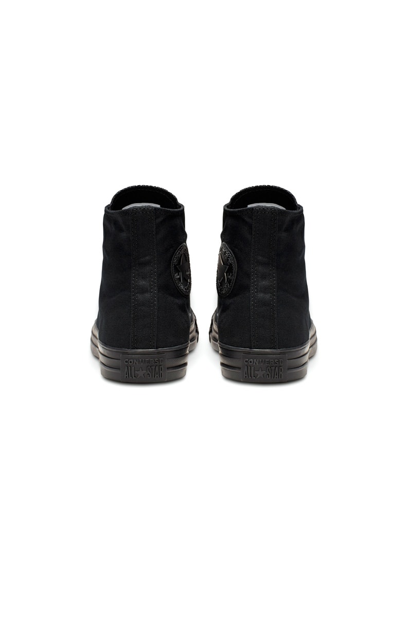 Tênis Converse Chuck Taylor All Star Monochrome Canvas Preto/Preto - NewSkull