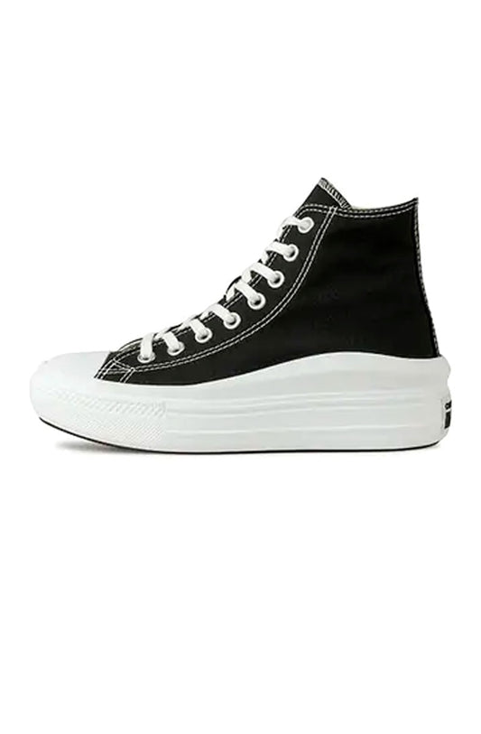 Tênis Converse Chuck Taylor All - Star Plataforma Hi Move Preto/Branco - NewSkull