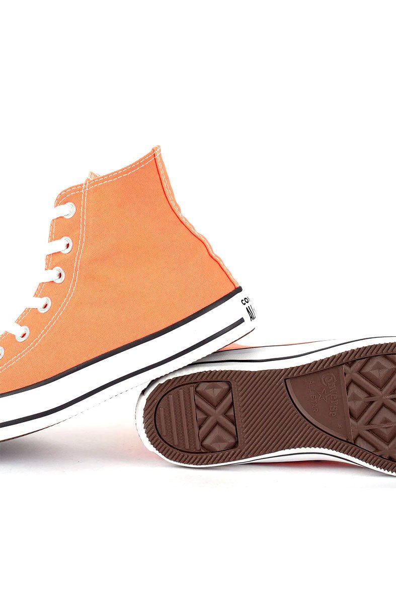 Tênis Converse Chuck Taylor All Star Seasonal Hi Colors Laranja/Branco - NewSkull