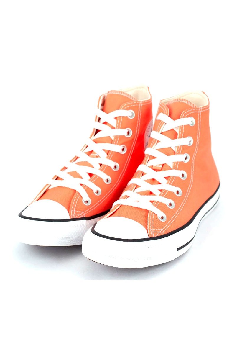 Tênis Converse Chuck Taylor All Star Seasonal Hi Colors Laranja/Branco - NewSkull