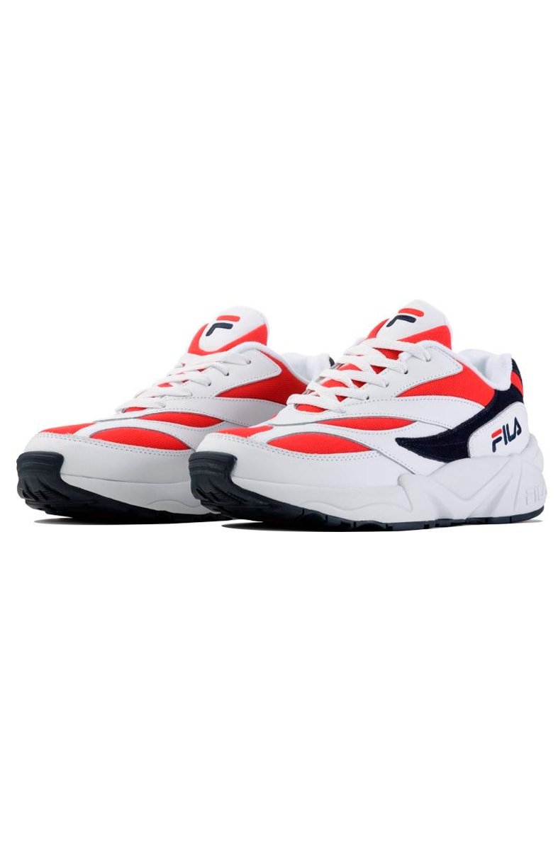 Tênis FILA Venom V94M Branco/Vermelho - NewSkull
