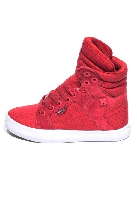 Tênis Mary Jane Link Mesh Trama Vermelho - NewSkull