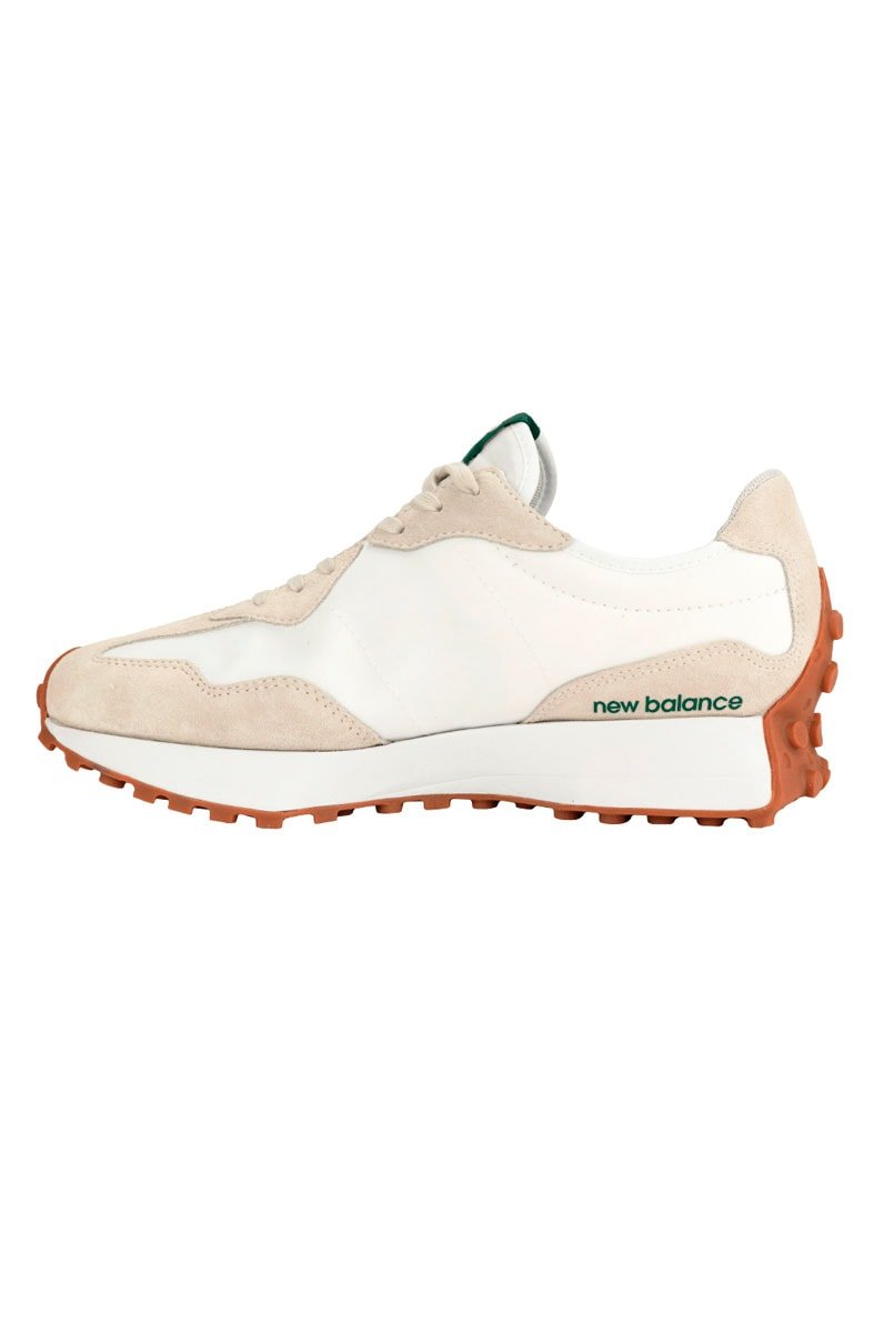 Tênis New Balance 327 MS327DG1 Bege/Verde - NewSkull