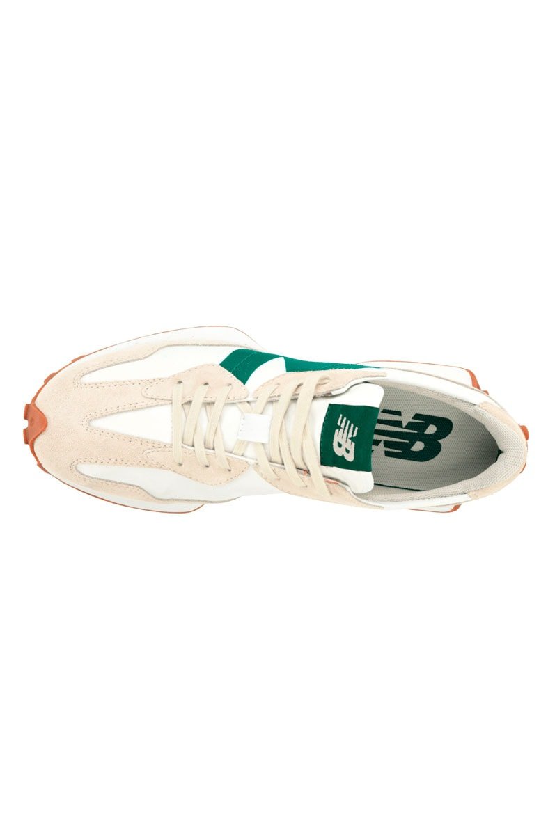 Tênis New Balance 327 MS327DG1 Bege/Verde - NewSkull