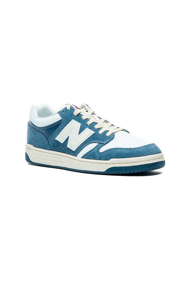Tênis New Balance 480 Low Unissex Azul Marinho/Branco BB480LKQ - NewSkull