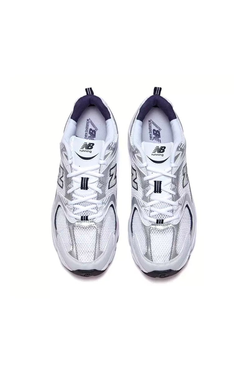 Tênis New Balance 530 Branco/Azul Marinho MR530SG - NewSkull