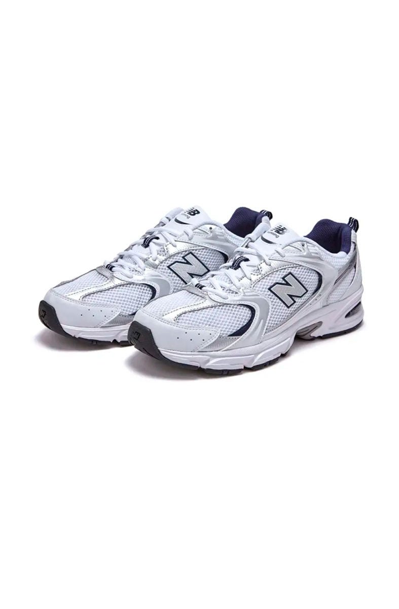 Tênis New Balance 530 Branco/Azul Marinho MR530SG - NewSkull