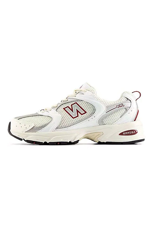 Tênis New Balance 530 Branco/Bordô MR530SZ - NewSkull