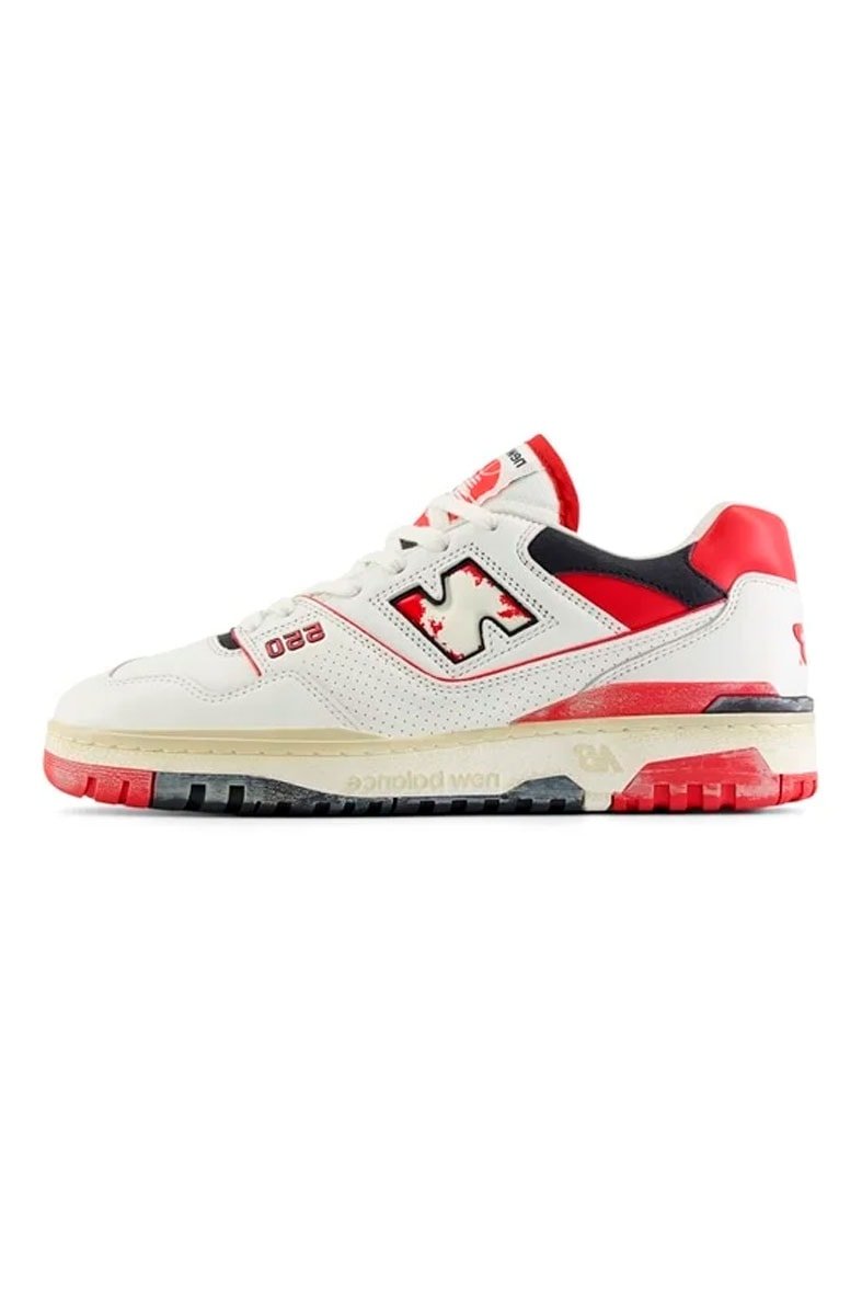Tênis New Balance 550 BB550VGA Vintage Red Branco/Vermelho BB550VGA - NewSkull