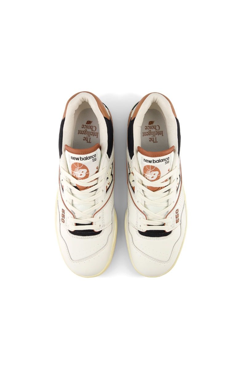 Tênis New Balance 550 BB550VGC Vintage Brown Branco/Marrom BB550VGC - NewSkull