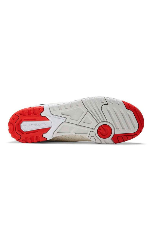Tênis New Balance 550 BB550VTB Off White/Vermelho - NewSkull