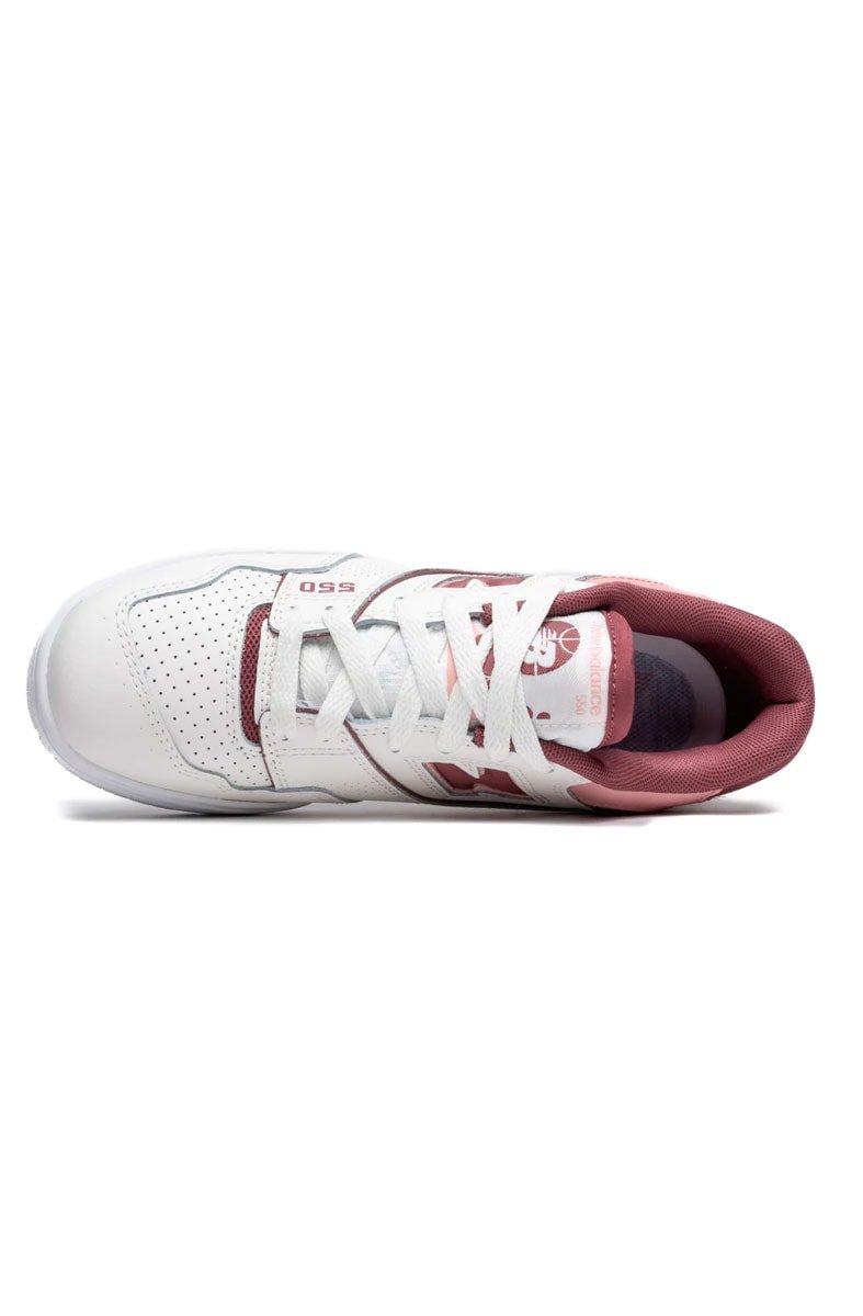 Tênis New Balance 550 BBW550DP Bege Claro/Bordô - NewSkull