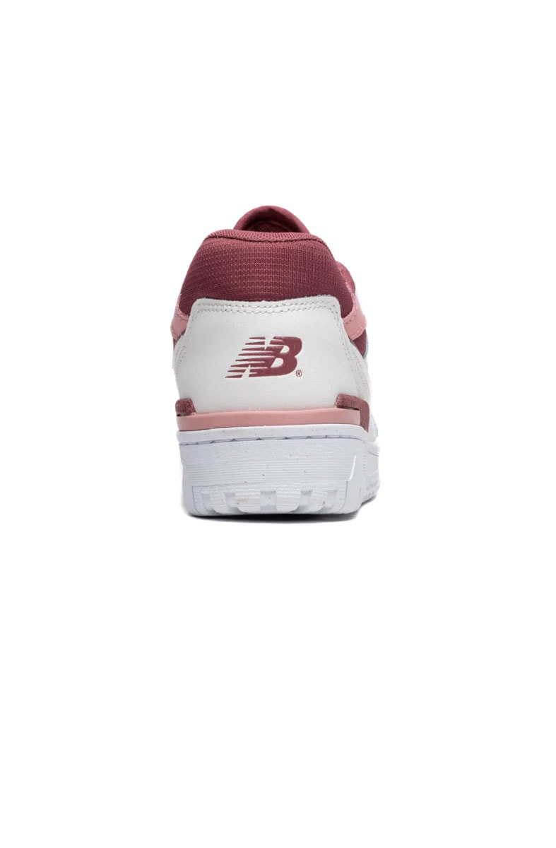 Tênis New Balance 550 BBW550DP Bege Claro/Bordô - NewSkull