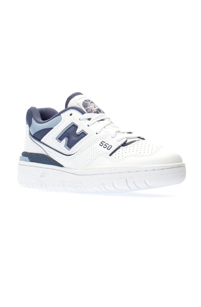 Tênis New Balance 550 BBW550DY Branco/Azul Marinho - NewSkull