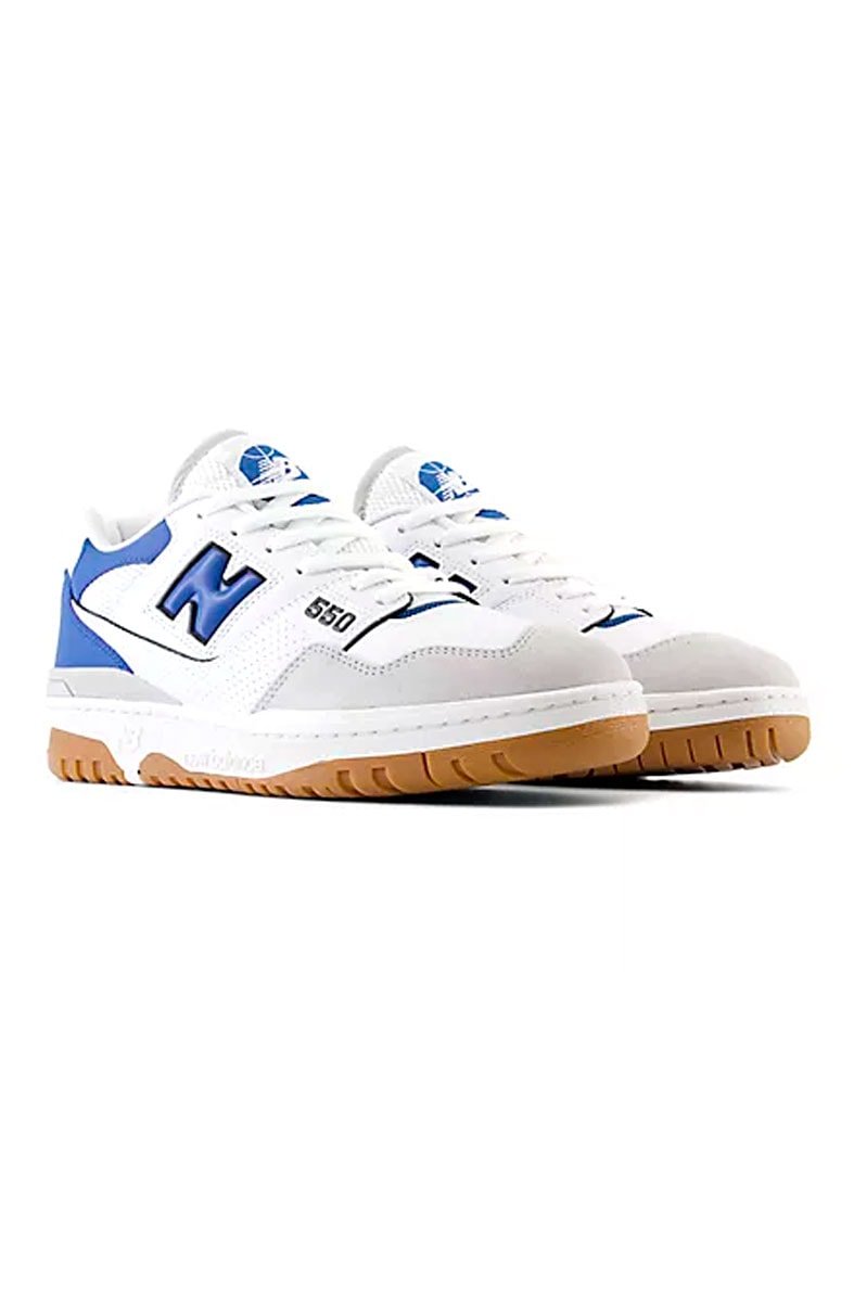 Tênis New Balance 550 Branco/Azul/Cinza BB550ESA - NewSkull