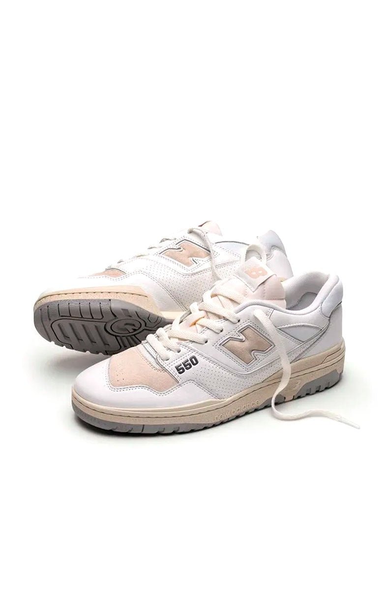 Tênis New Balance 550 Branco/Bege BB550PWG - NewSkull