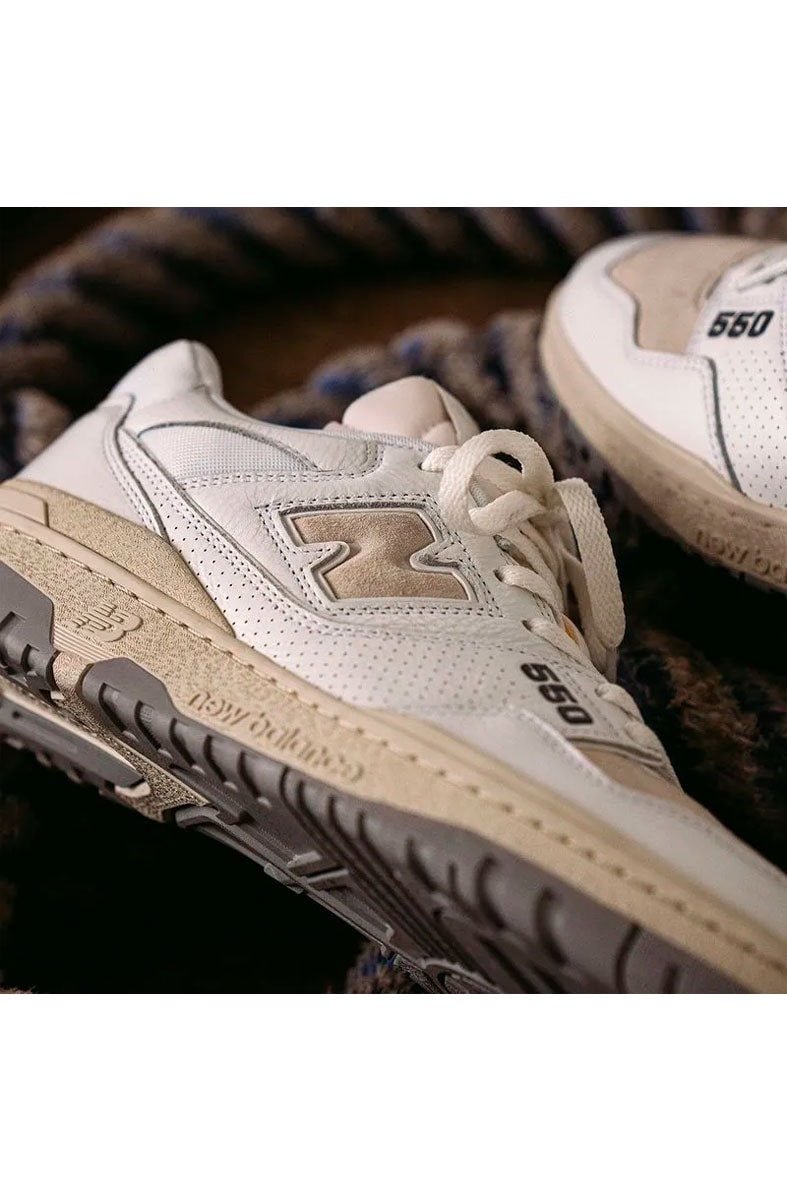 Tênis New Balance 550 Branco/Bege BB550PWG - NewSkull