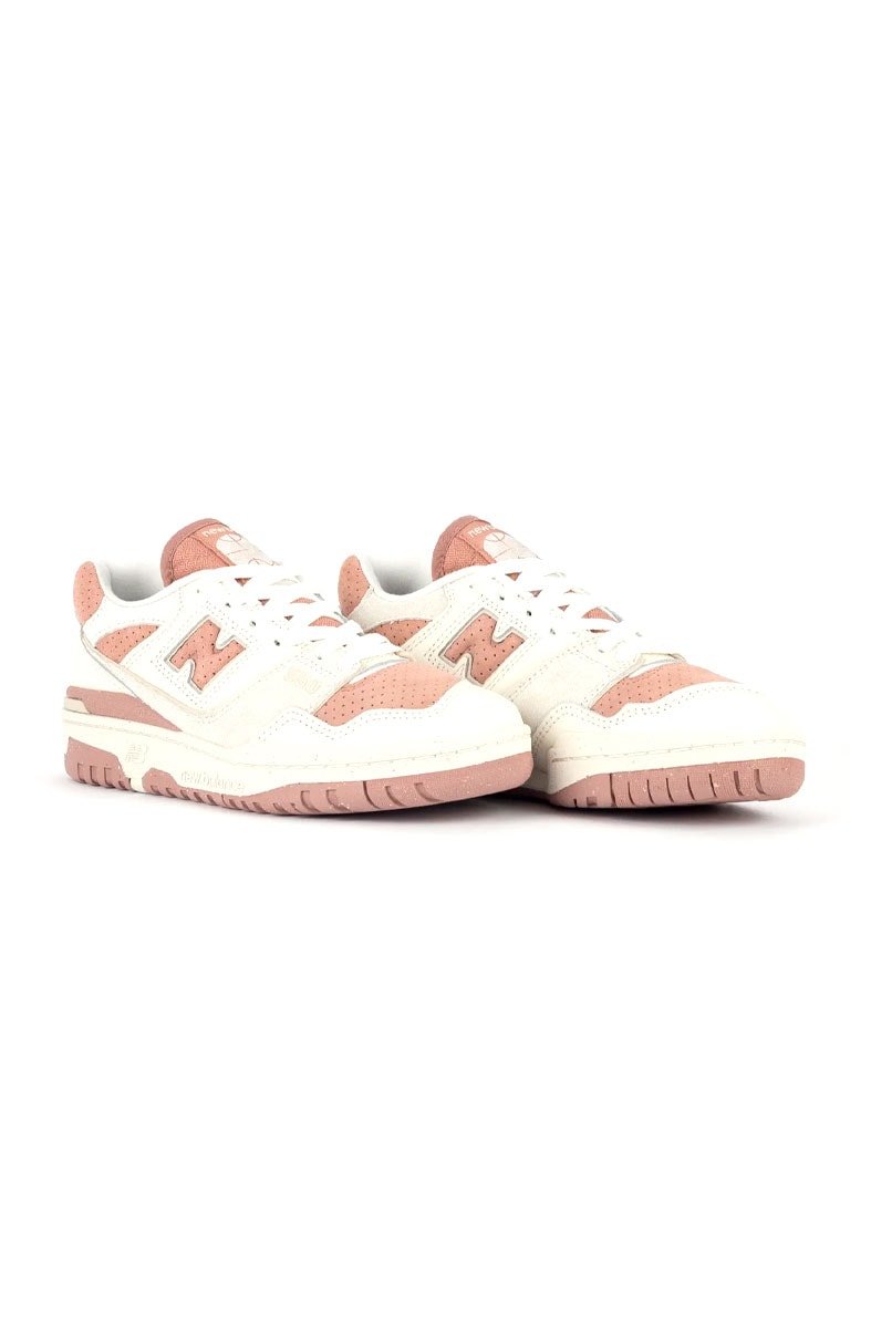 Tênis New Balance 550 Branco/Rosa Claro BBW550PF - NewSkull