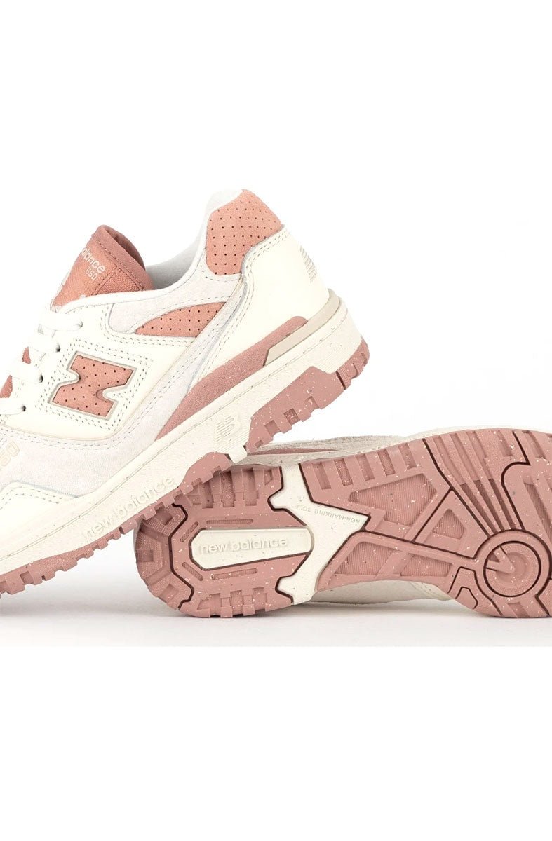 Tênis New Balance 550 Branco/Rosa Claro BBW550PF - NewSkull