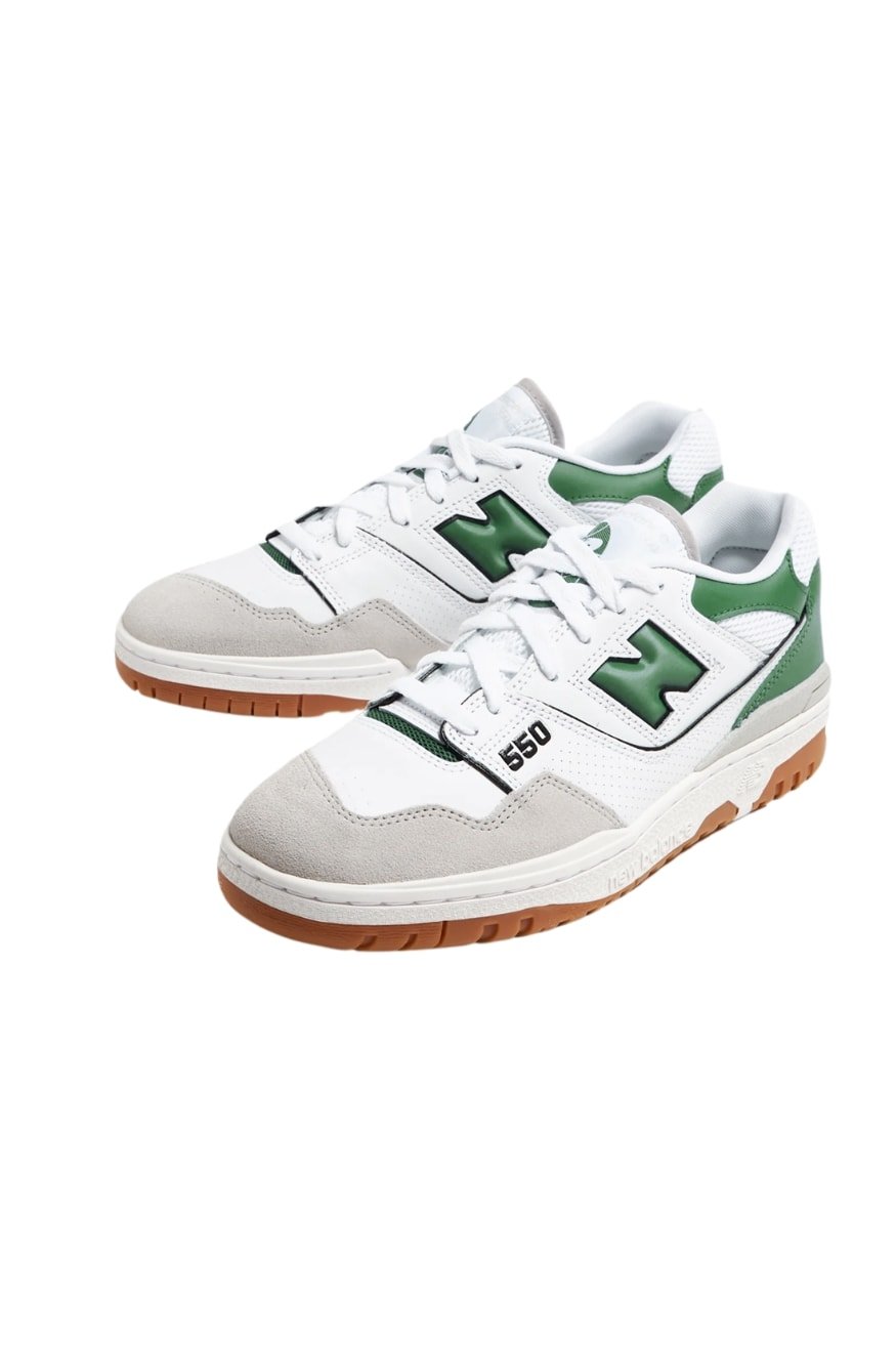 Tênis New Balance 550 Branco/Verde BB550ESB - NewSkull