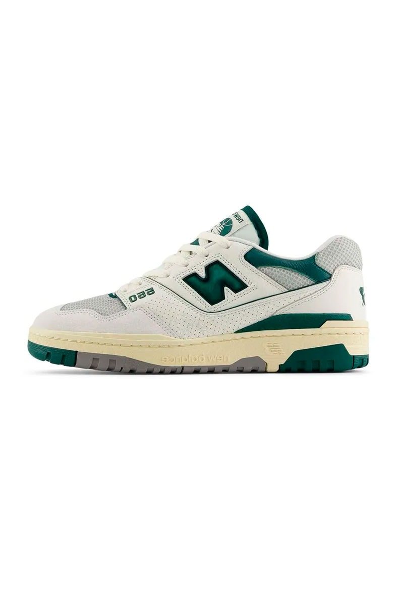 Tênis New Balance 550 Off White/Verde BB550CPE - NewSkull