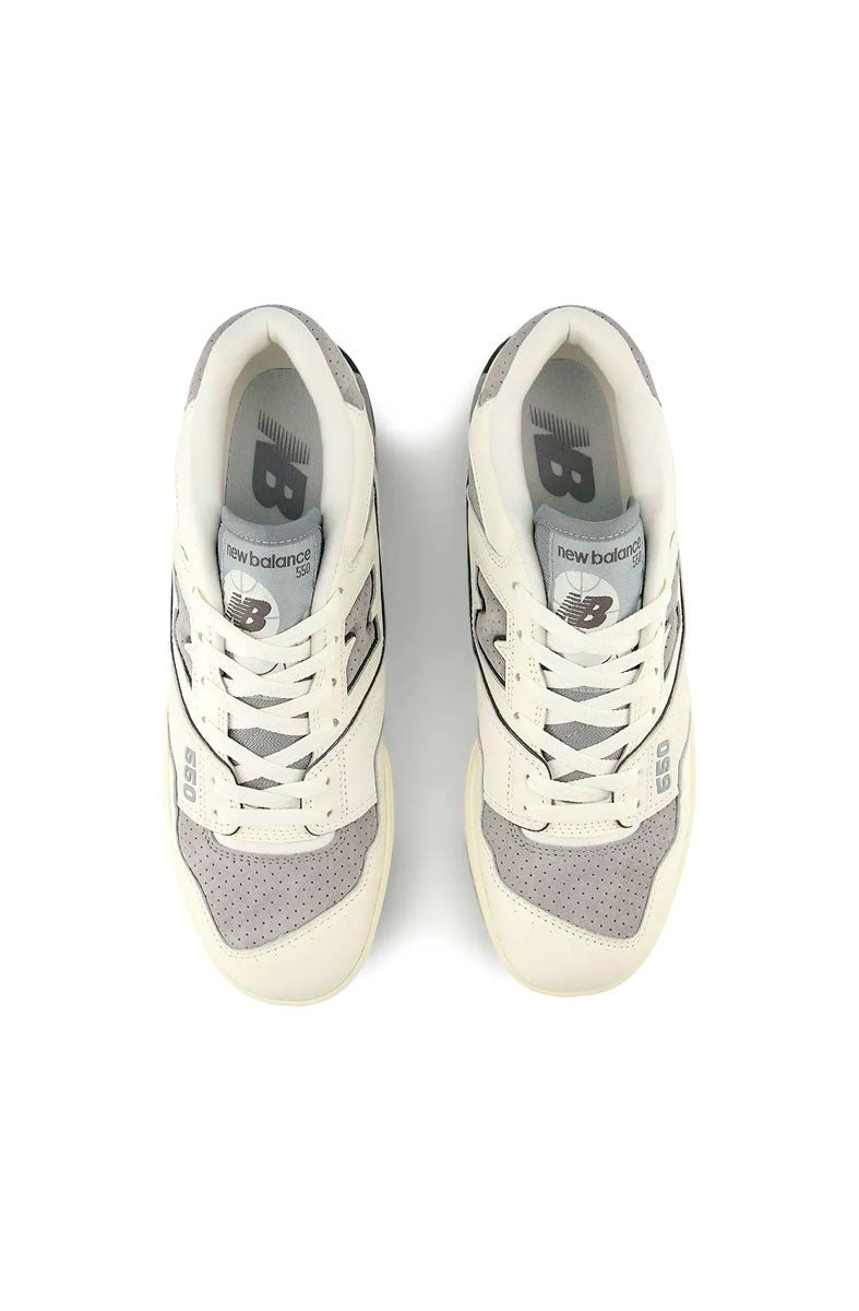 Tênis New Balance 550 Unissex Branco/Cinza BB550LEM - NewSkull