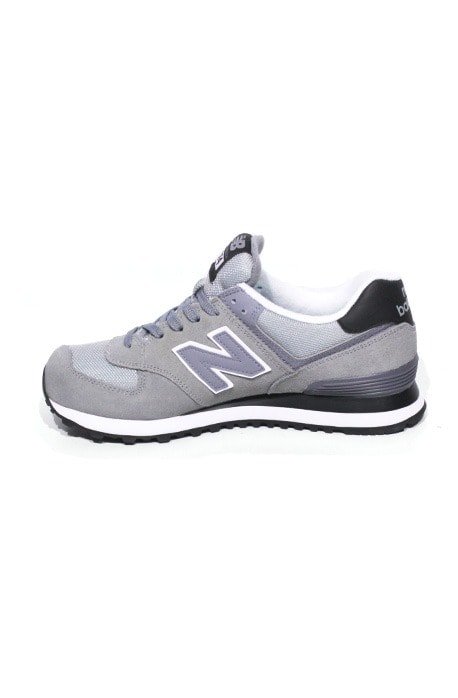 Tênis New Balance 574 Cinza Gray/Steel/Black - NewSkull