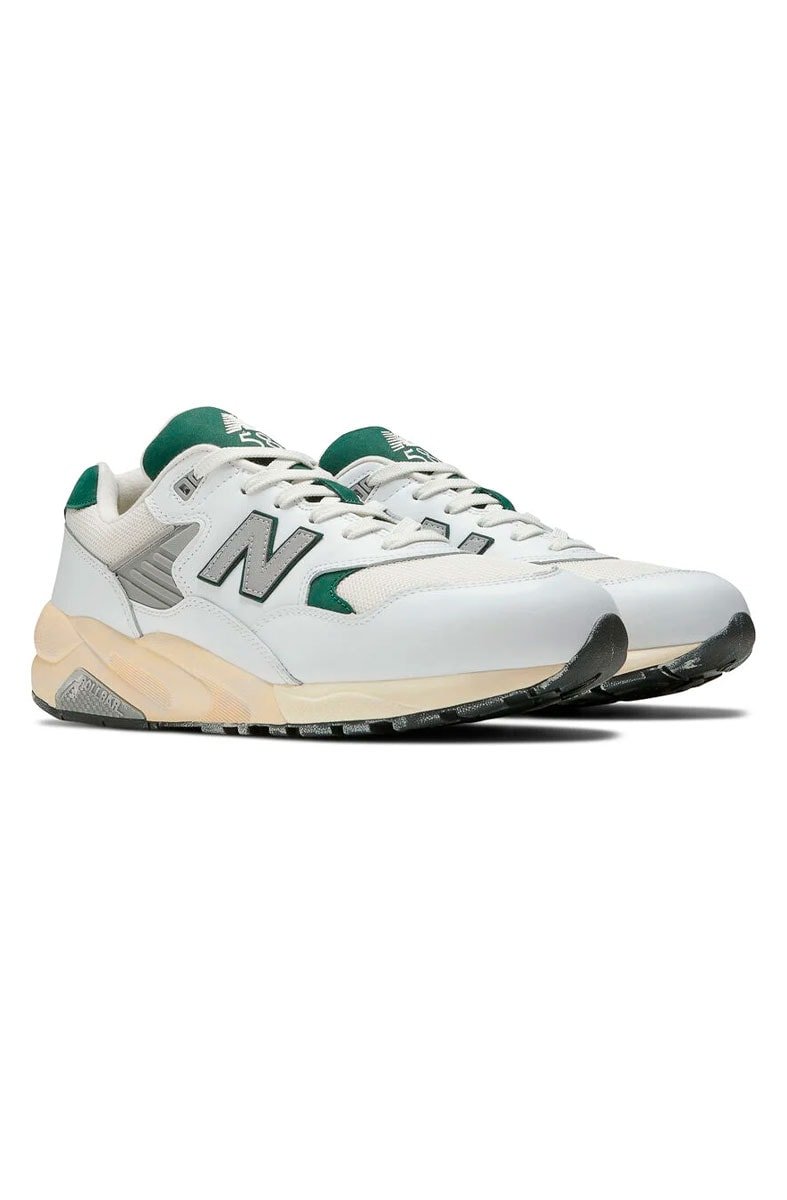 Tênis New Balance 580 MT580RCA Masculino Branco/Verde - NewSkull
