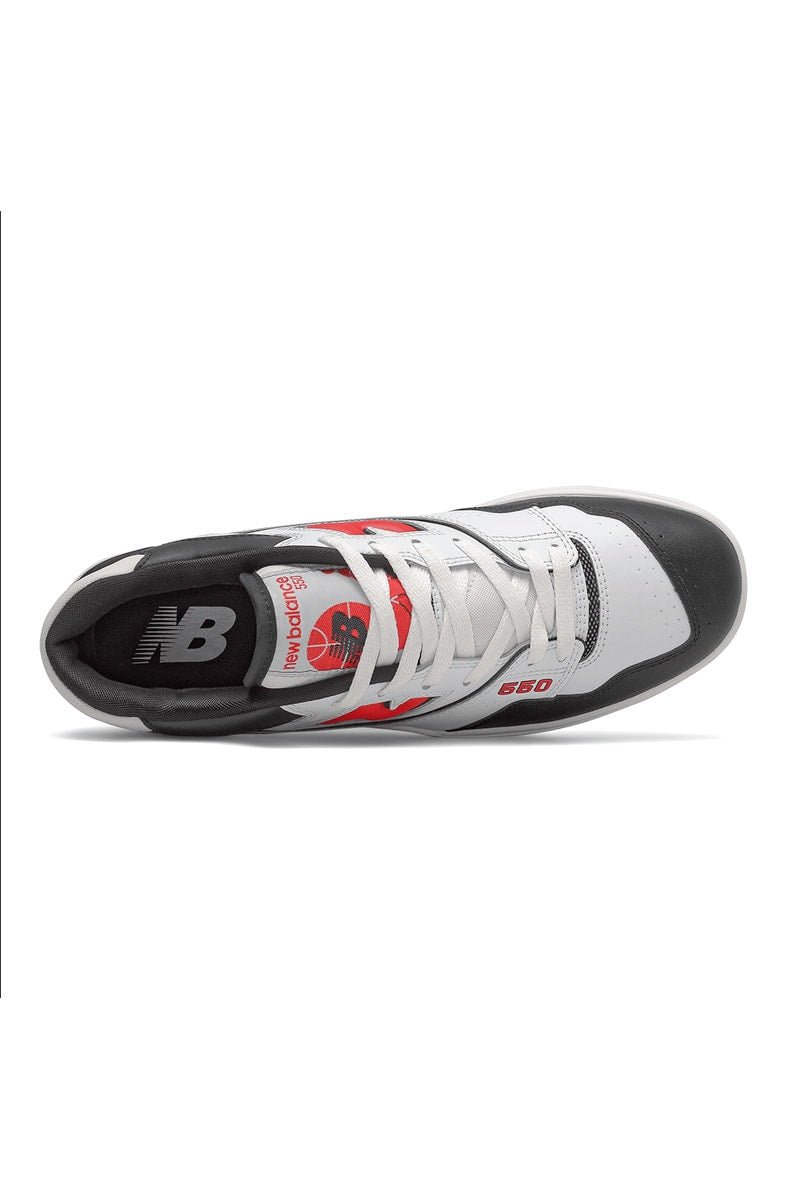 Tênis New Balance BB550HR1 Branco/Vermelho/Preto - NewSkull